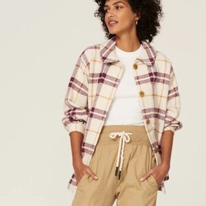 ba&sh Qetsia Plaid Shacket